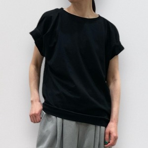 mizuiro ind frill slv crew neck pullover