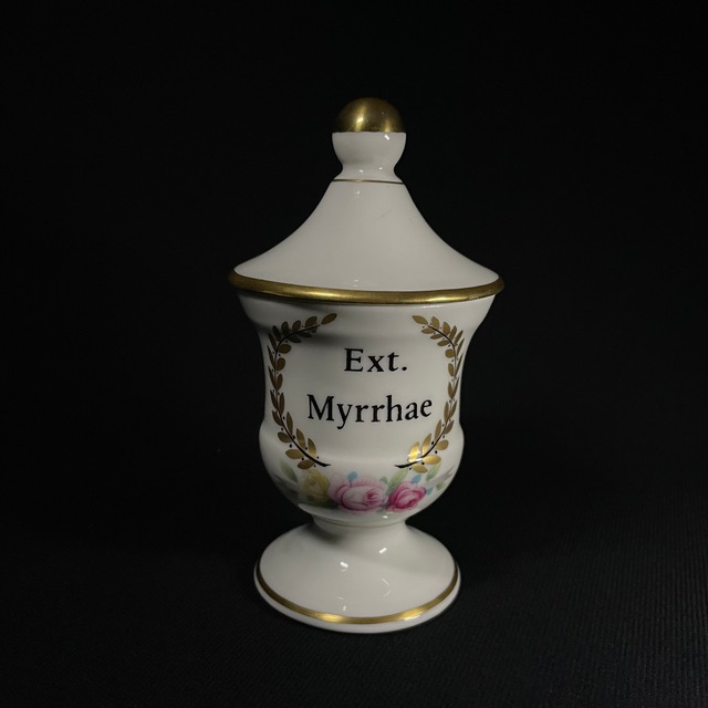 apothecary jar Ext Myrrhae/リモージュ
