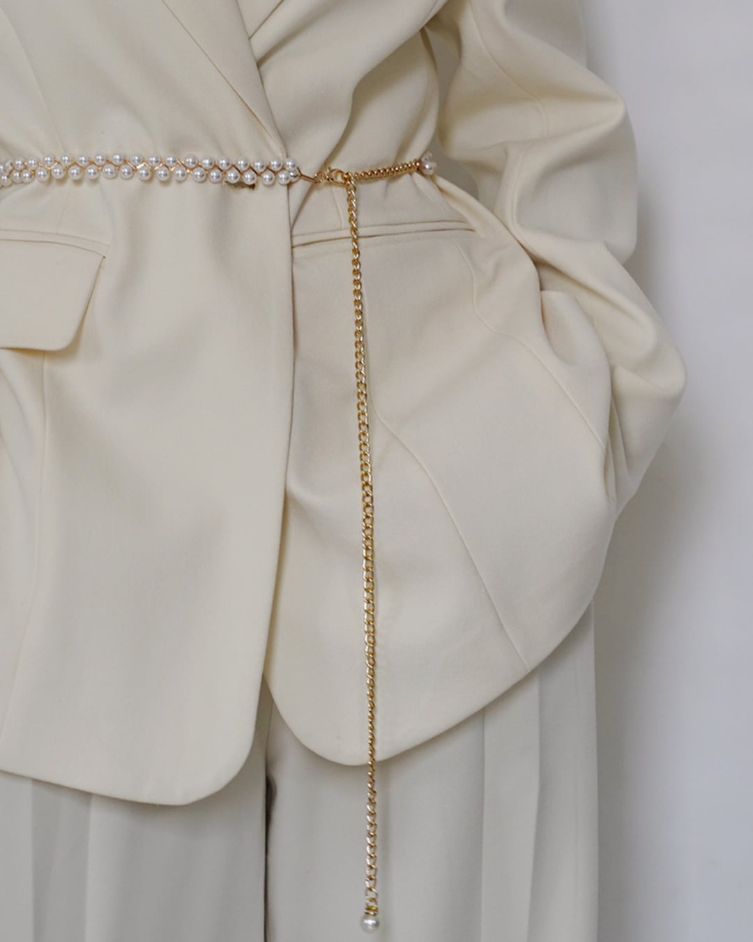 パールチェーンウエストベルト G25130