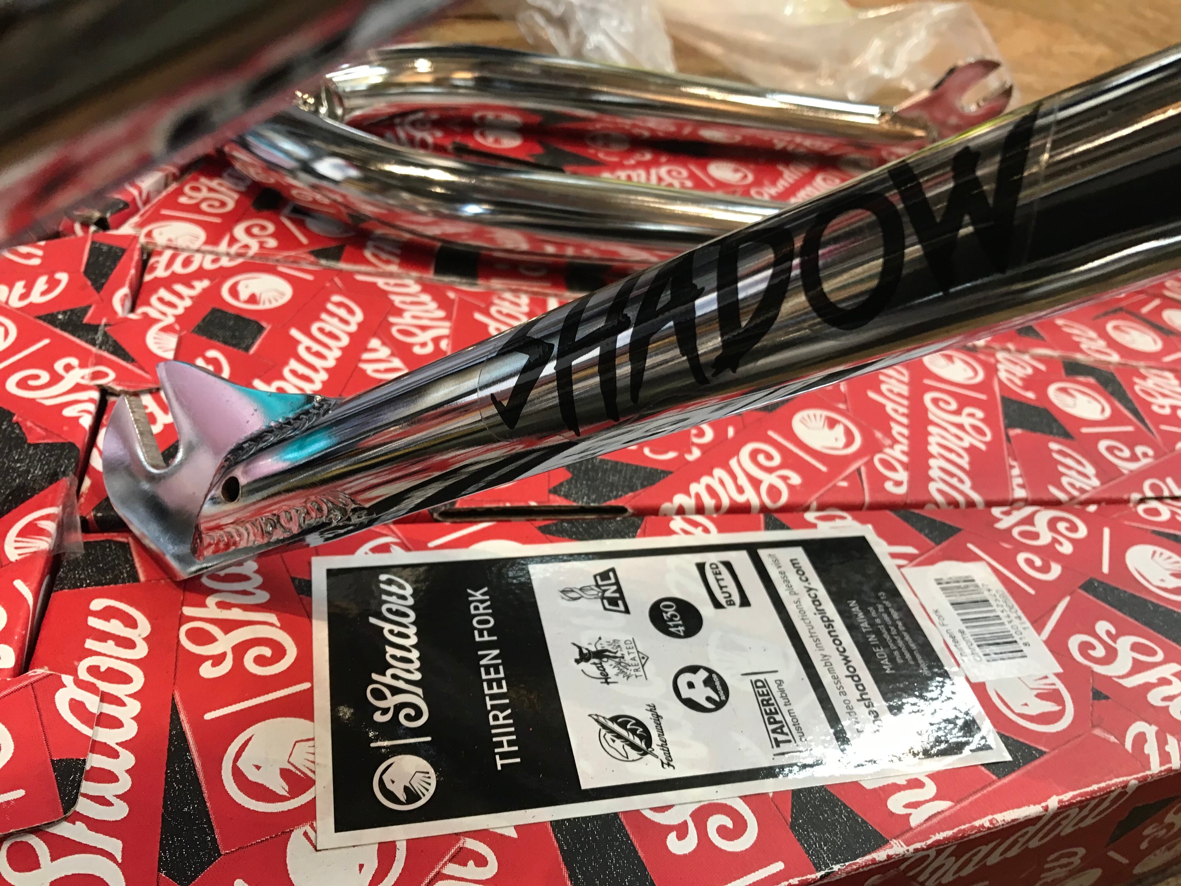 SHADOW THIRTEEN FORK 13mm CHROME | bmxshop