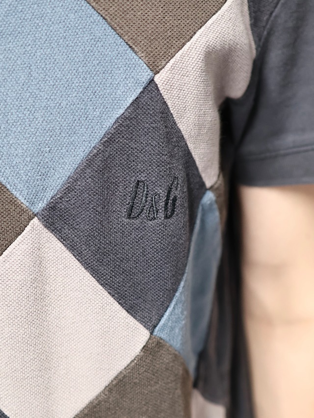 【d&g】multicolor logo top