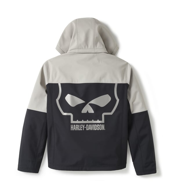 復刻版 Willie G スカル 防風&撥水 ソフトシェルジャケット 99058-25VM