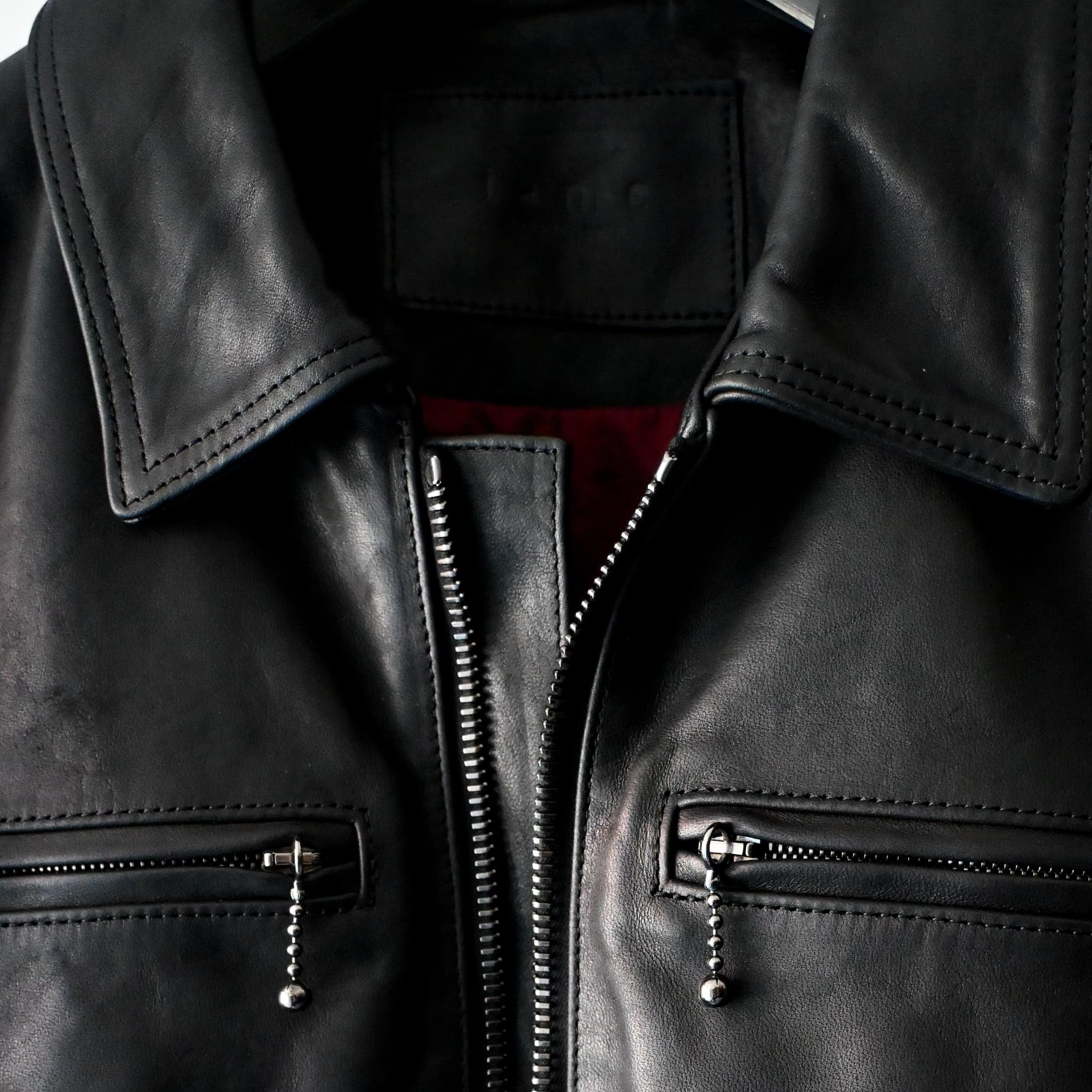RUDE GALLERY 日本製 ホースハイド 切替トラッカージャケット 黒 3 トラッカージャケット（ホースハイド） ブラック 【Y715】 – Liason