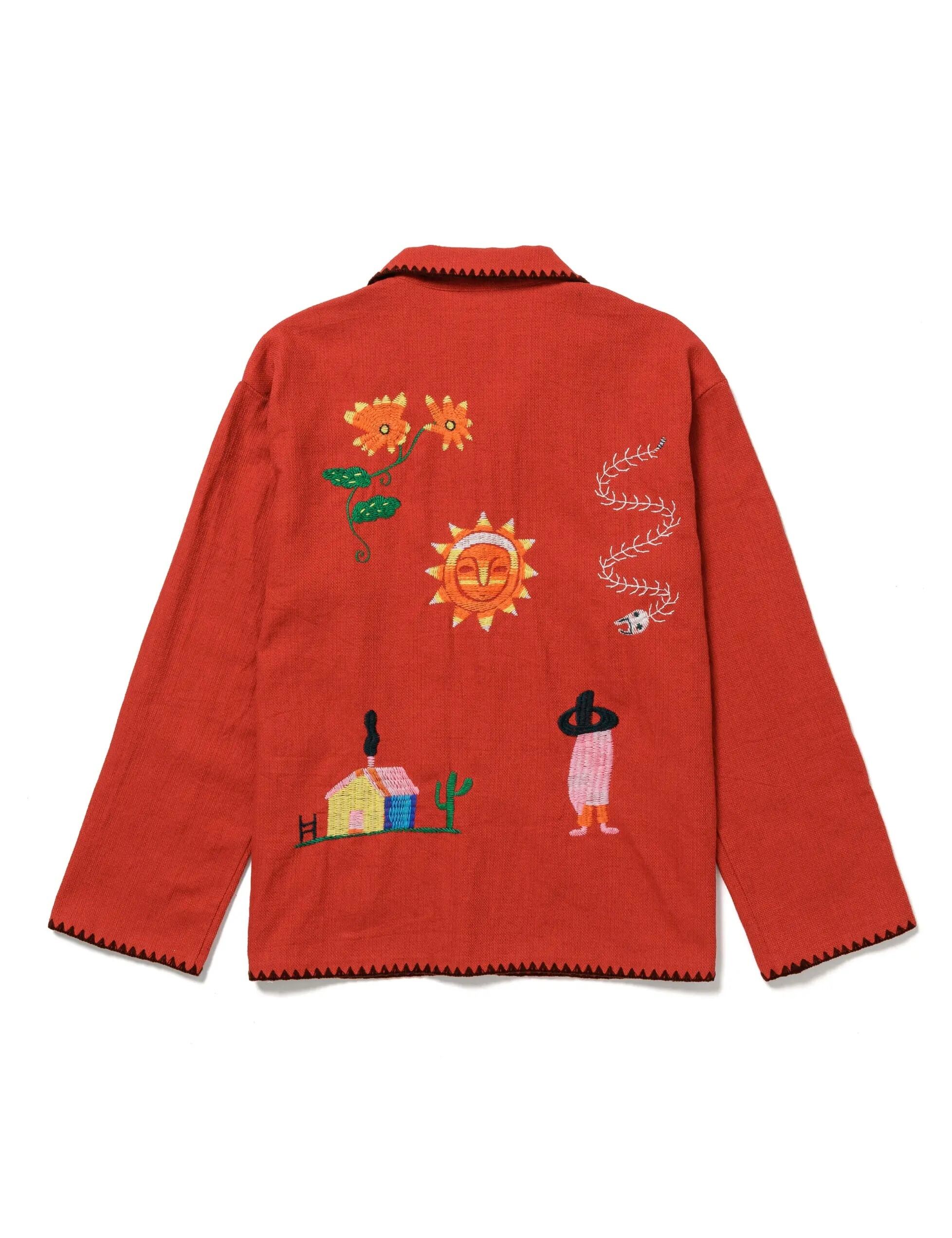 Sasquatchfabrix. / MEXICAN EMBROIDERY JACKET(RED) | THE MODERN AGE