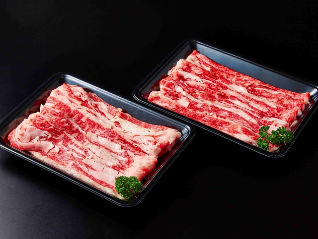 　近江牛切り落とし食べ比べ　ブリスケ＆バラカルビ　250ｇ×2ｐ