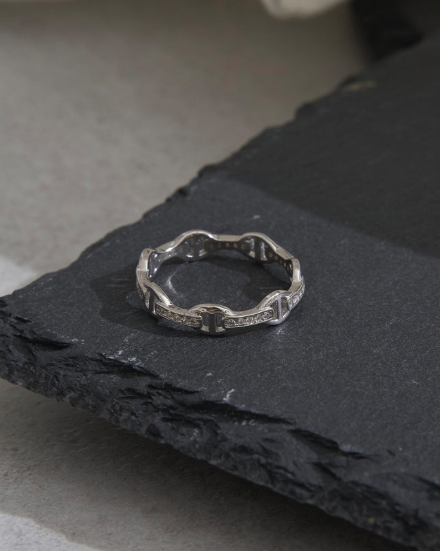 S925 anchor ring【SILVER】#r11