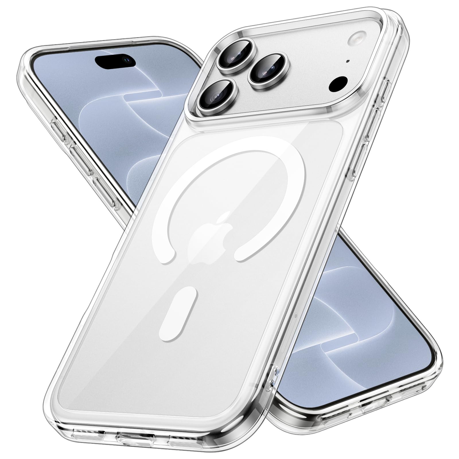 JETech iPhone 18 Pro用 マグネットケース (クリア)