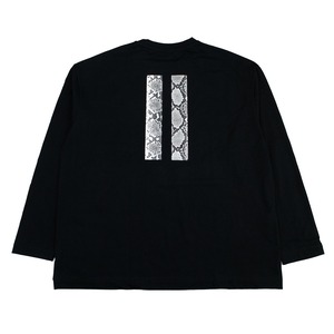 “PYTHON” Long Sleeve T-shirt(BLACK)