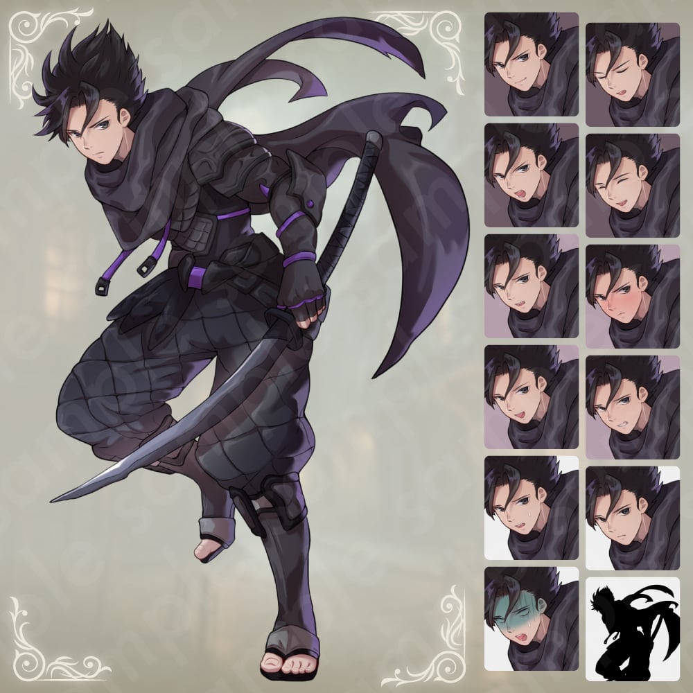 ファンタジーキャラクターセット Vol.1 冒険者編】冒険者・弓使い