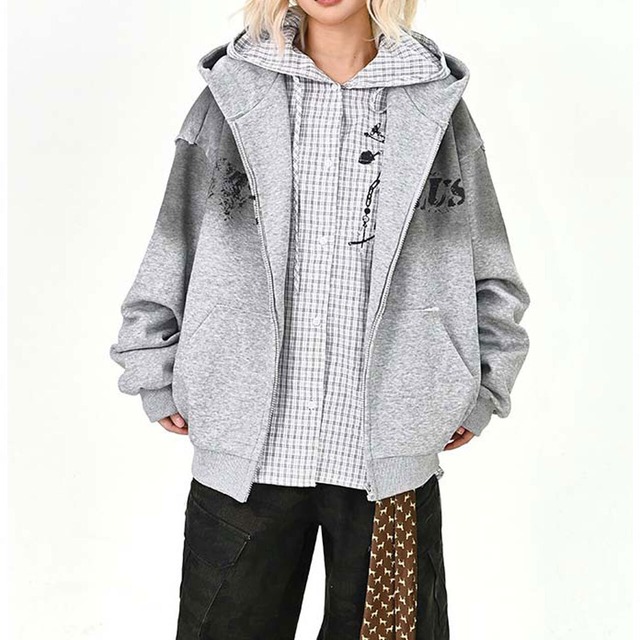 フェードロゴストリートジップフーディー   R01499