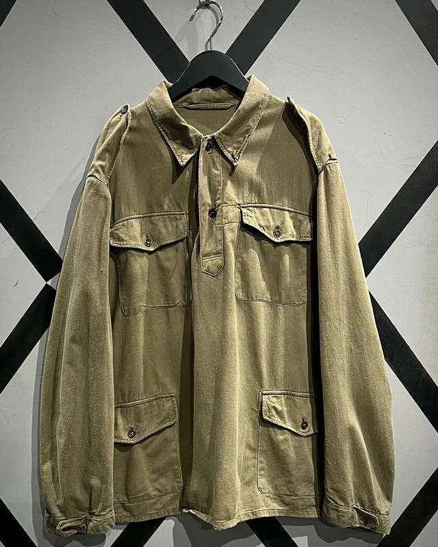 【X VINTAGE】50's Good Aging Vintage Pullover Shirt