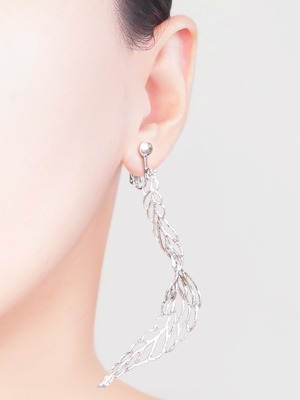 Leaf Form - EARRING CLIP - cv