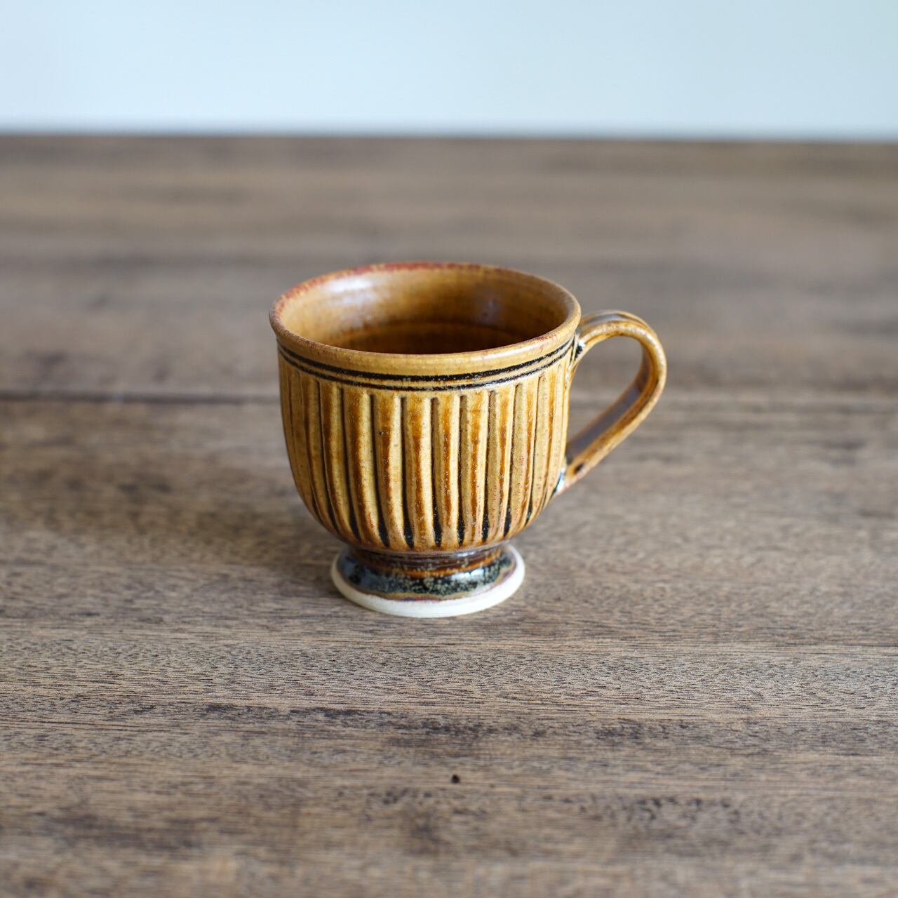 54, 飴釉 マグカップS