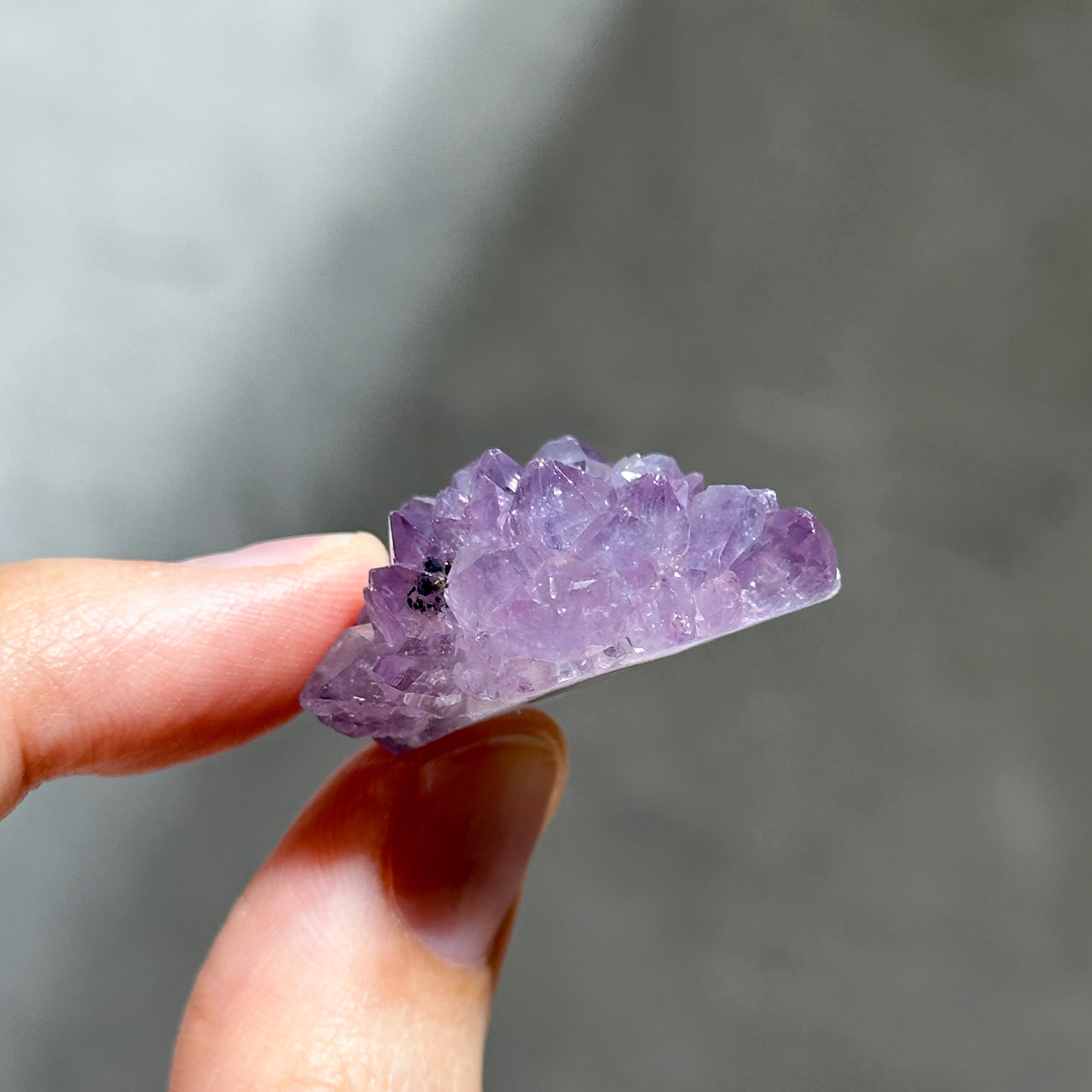 ウルグアイ産フラワーアメジスト 原石43◇ Flower Amethyst ◇天然石