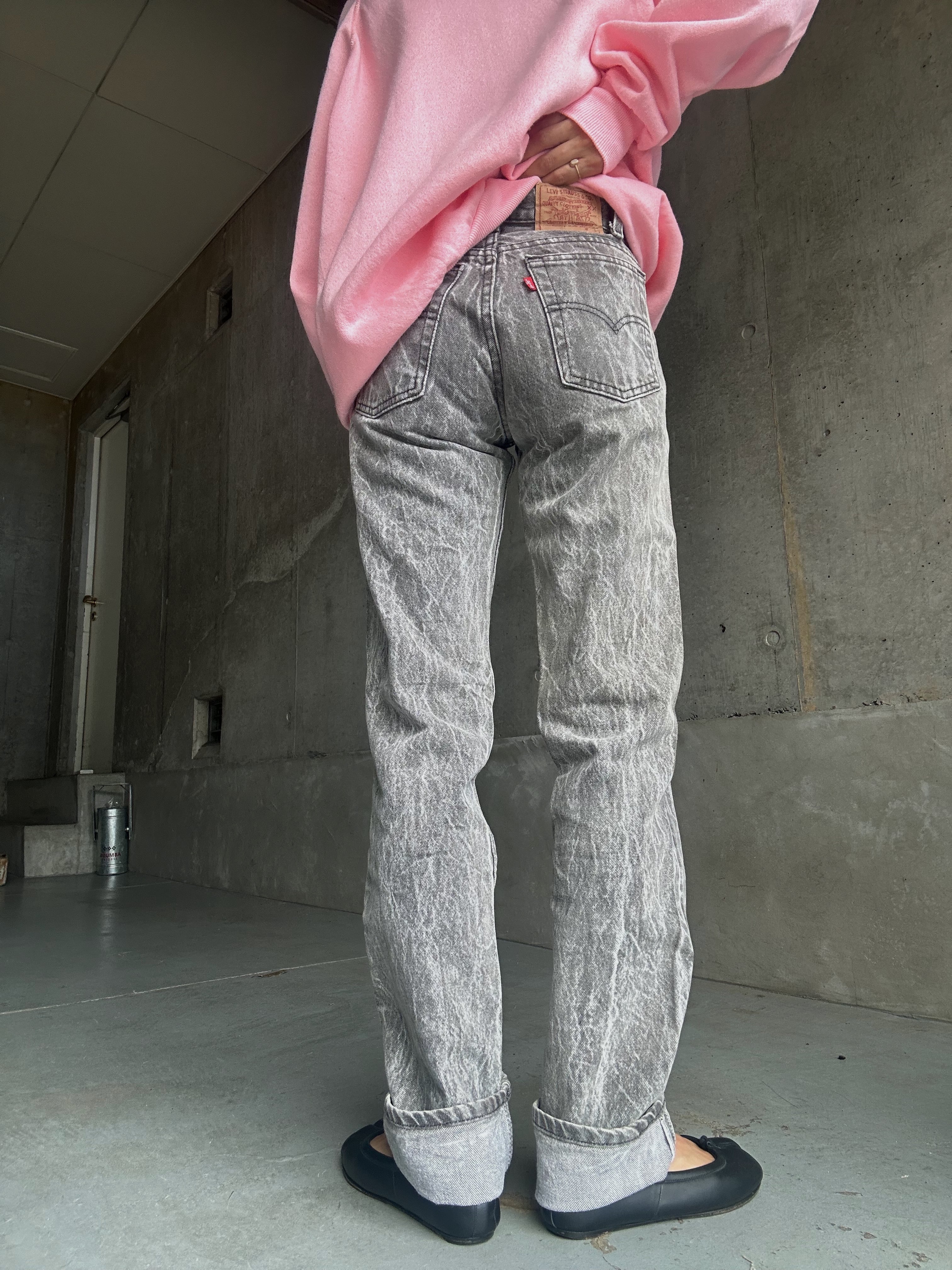 (PT520)90's Levi's 701 made in USA / W25 L32