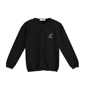 刺繍ロゴベビー・キッズカーディガン