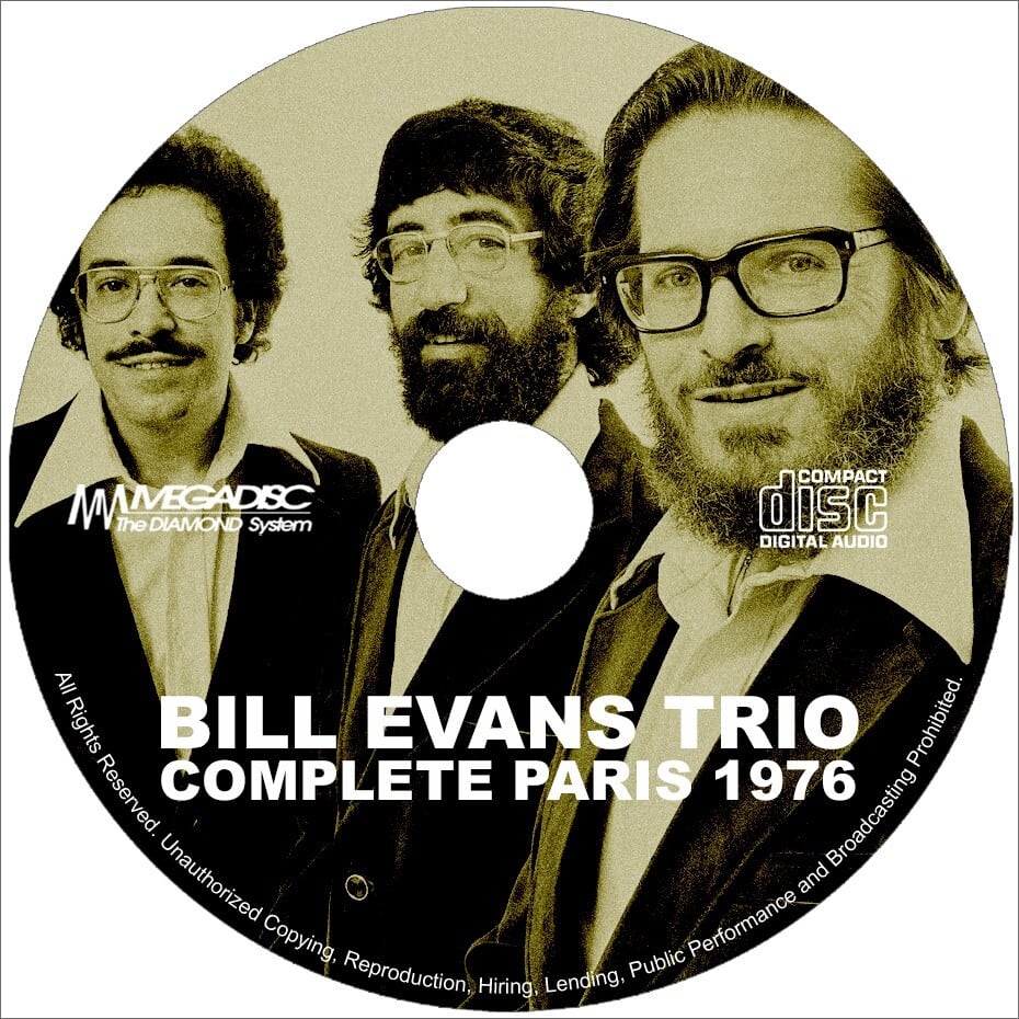 BILL EVANS TRIO / COMPLETE PARIS 1976(1CDR) １９７６年１１月５日