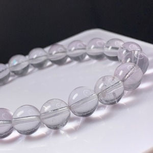 f10 スーパークリア✩カラーレスフローライトブレスレット