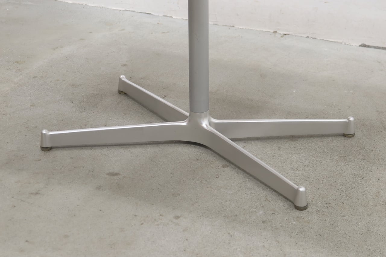 在庫2台 D&Department カフェテーブル ホワイト ナチュラル