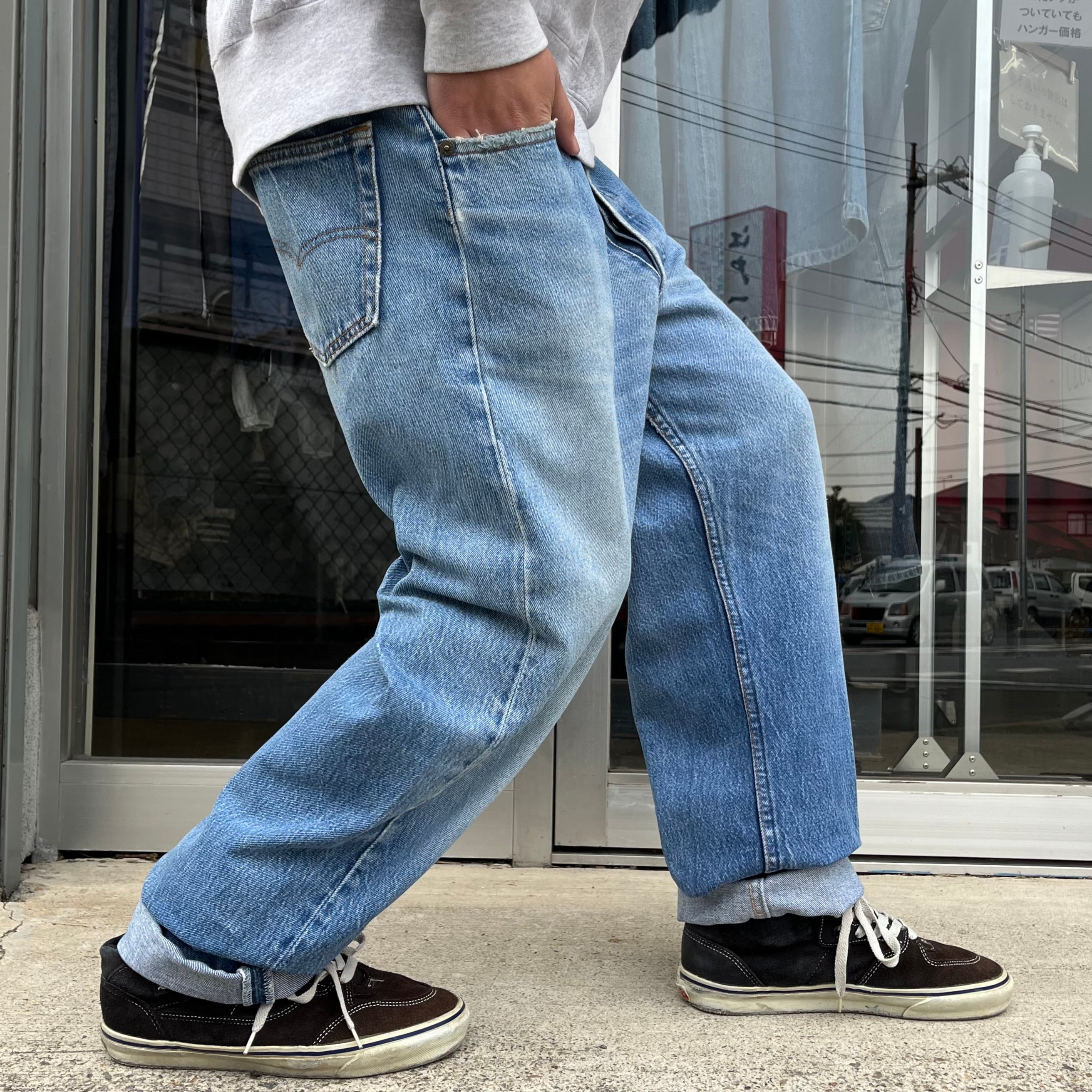 ゆるダボ Levi's 90sUSA製Levi's950w36ジーパン古着リーバイスデニム ...