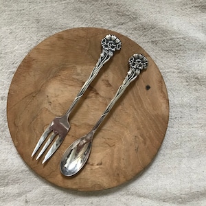 花模様のティースプーン&フォーク8