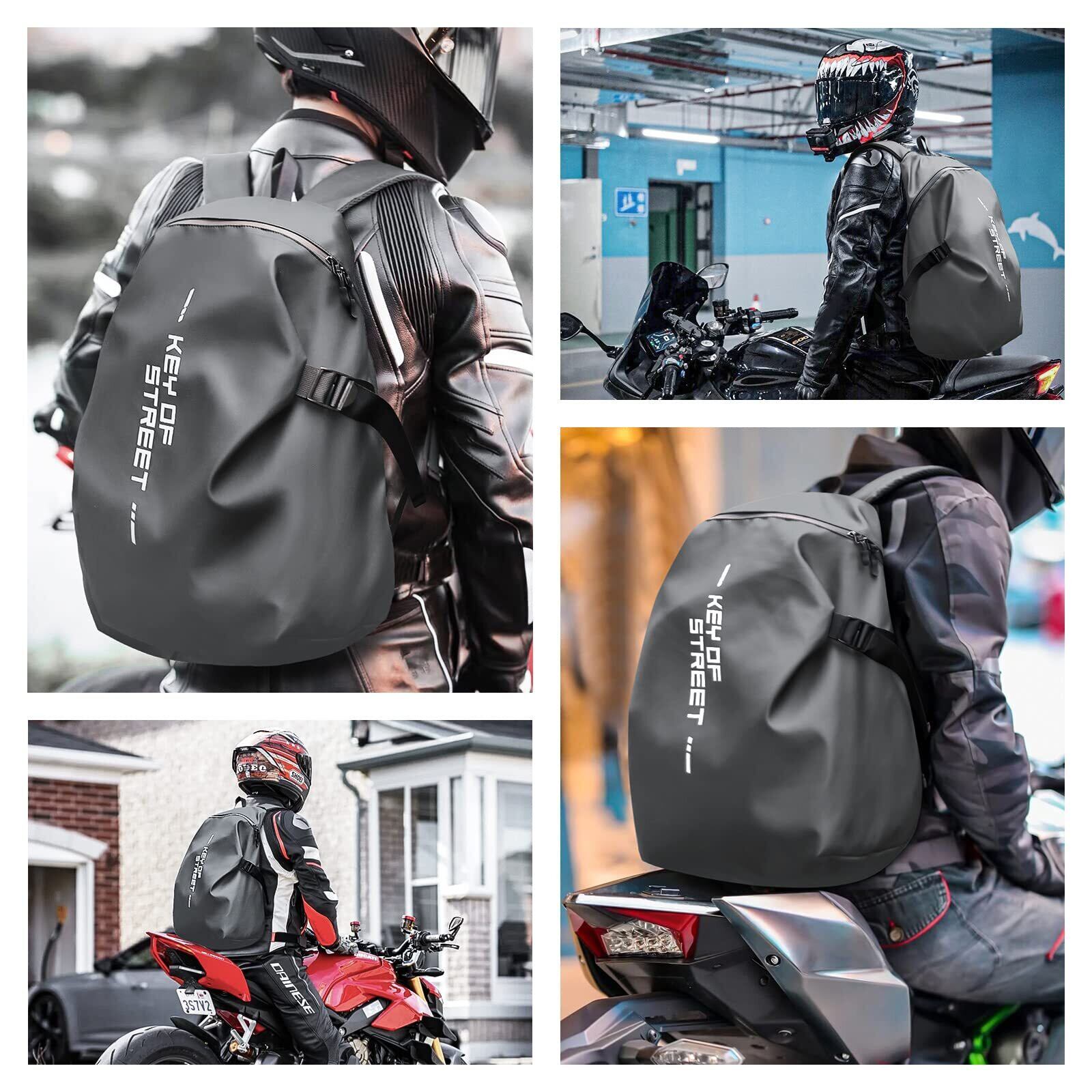 [SEAFEW] ヘルメットバッグ メンズ バイクリュック 防水 バックパック ヘルメットケース リュック 大容量トラベルバッグ サイクリング ...