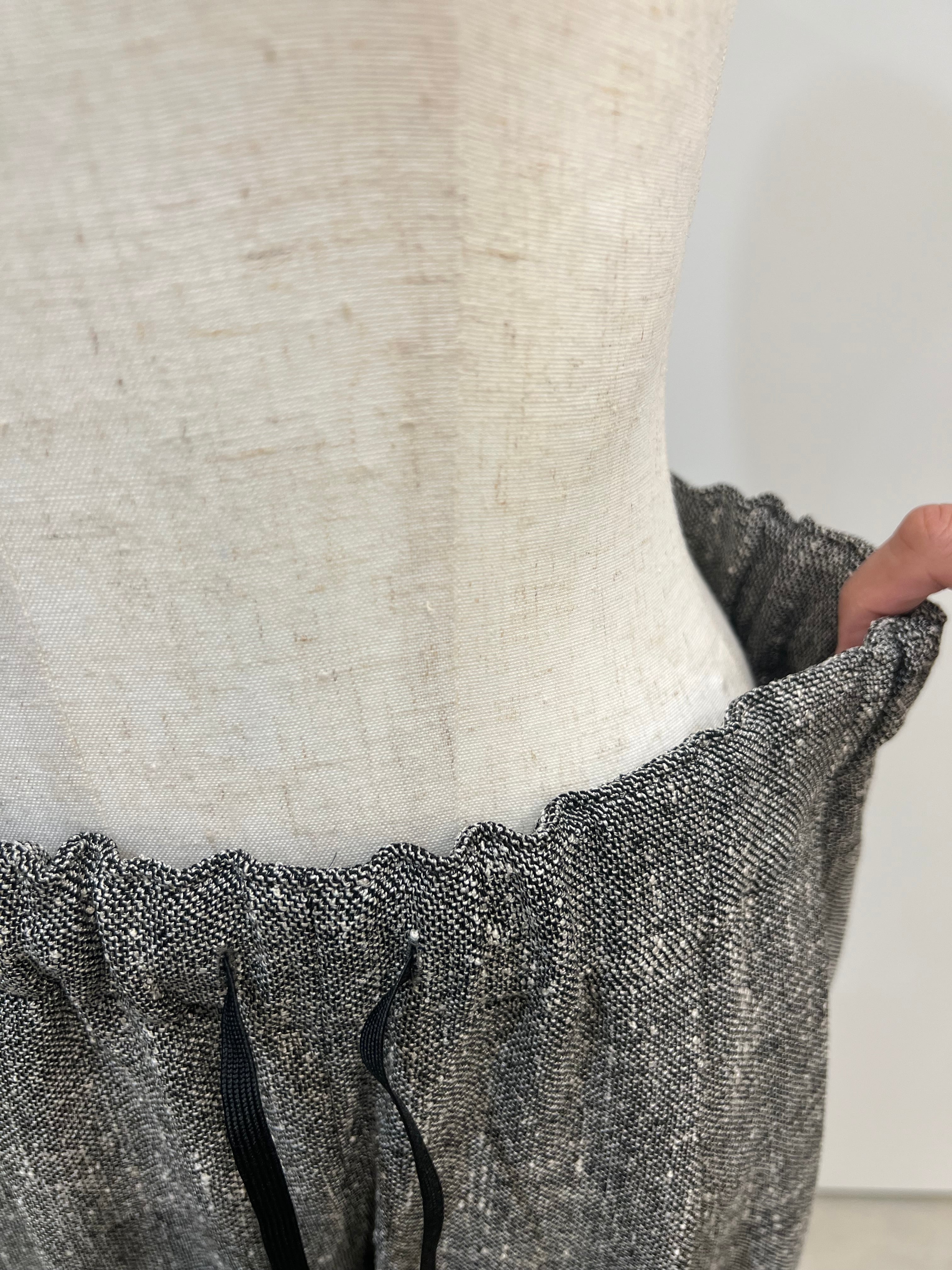 【PASSIONE】セットアップ可 ツイードライクツータックパンツ 536609