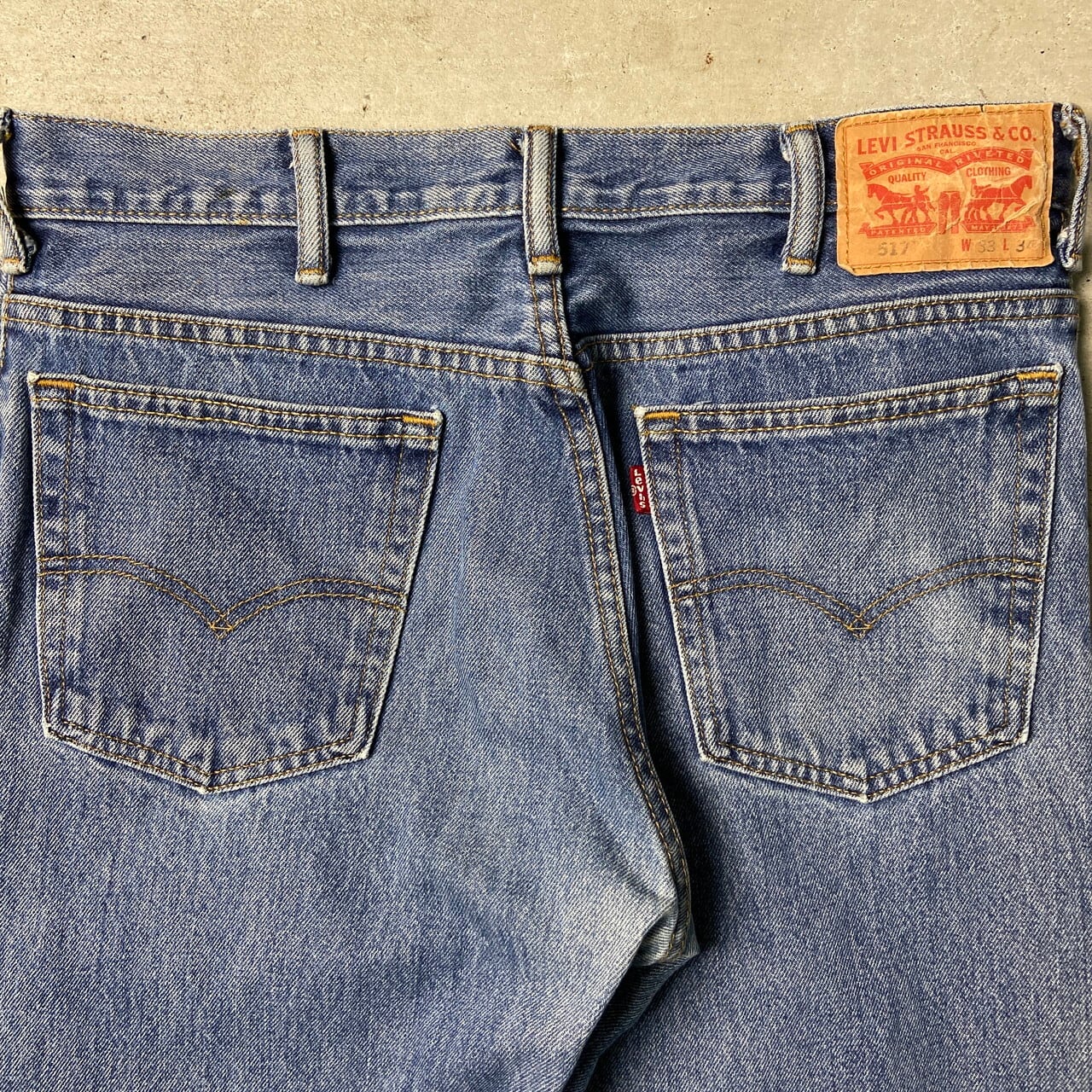 00年代 Levi's リーバイス 517 ブーツカット フレアデニムパンツ