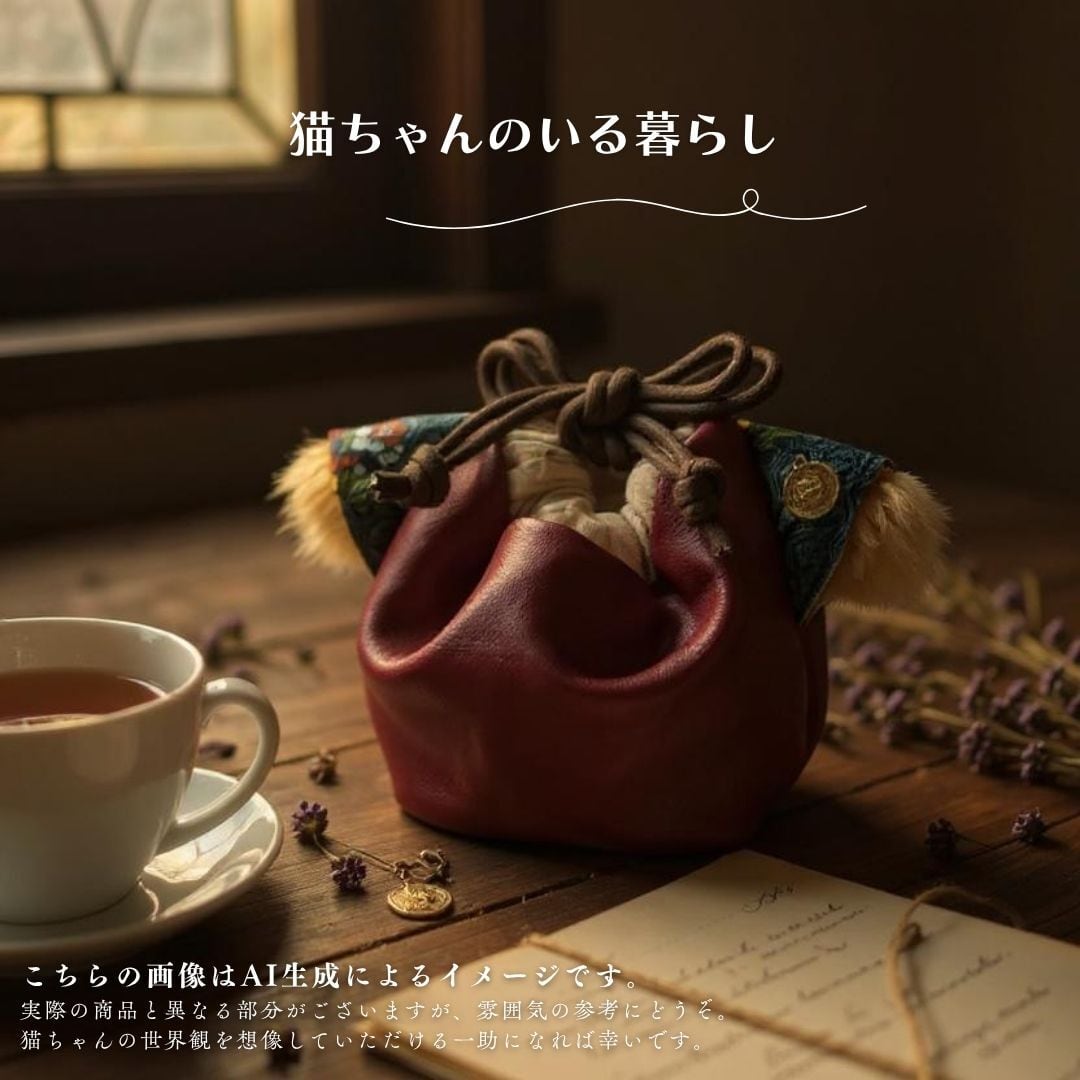 Cat*mini*leather №02(one of a kind)