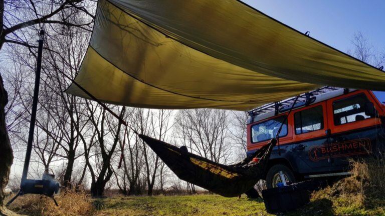 BUSH MEN】THERMO-Tarp 4×4 / olive | OLIVE OUTDOOR EQUIPMENT