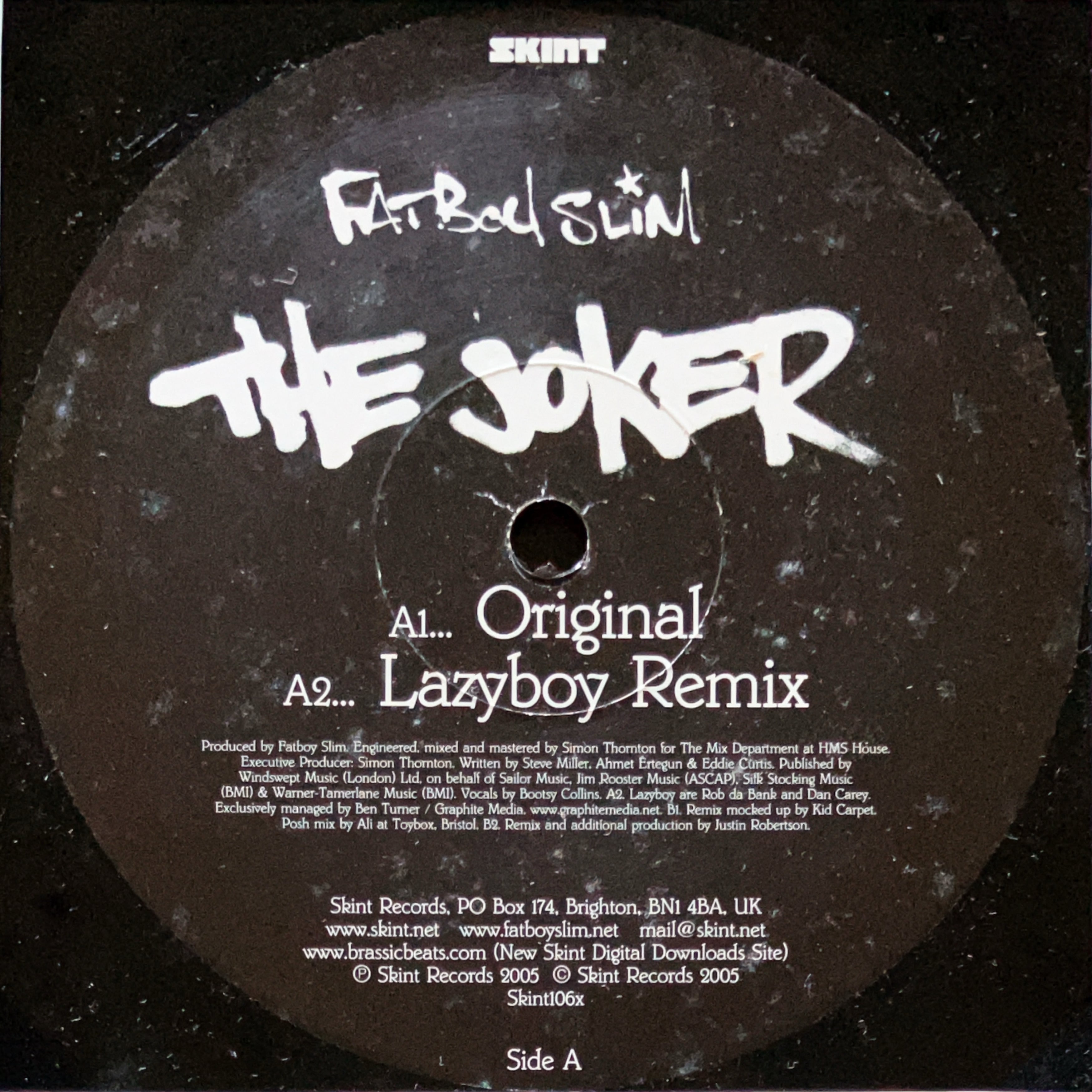 12”】Fatboy Slim / The Joker (Skint) (SKINT 106X) | cpvinyl
