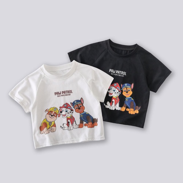 【90-150】夏新作 カートゥーン 動物柄 Tシャツ S0668