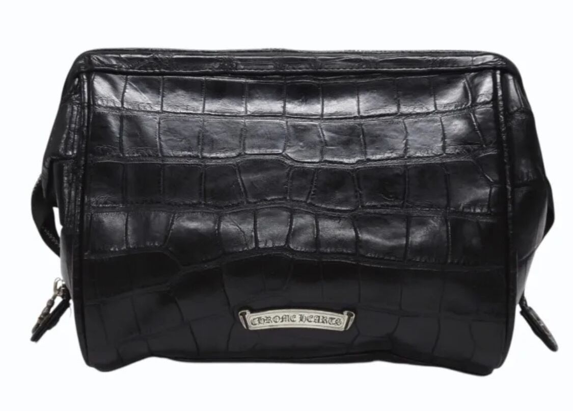 CHROME HEARTS クロムハーツ スクロールラベル クロスパッチ ダガー