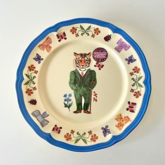 Nathalie Lete×rice Melamine Vintage Side Plate 20cm ナタリーレテ