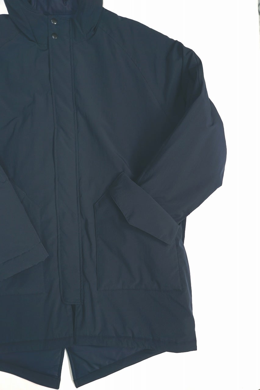 Nylon Padded Hoodie Coat