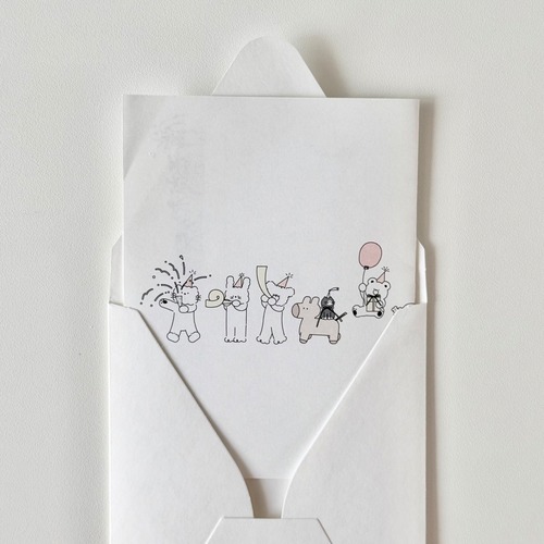★予約 papeterie.atelier 〔PAPE parade letters set-〕