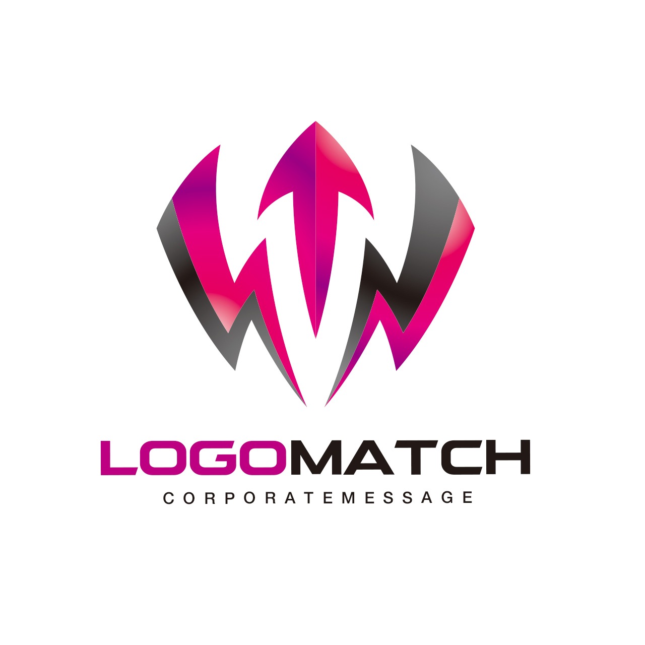 勝利と成長への意志Wのロゴ