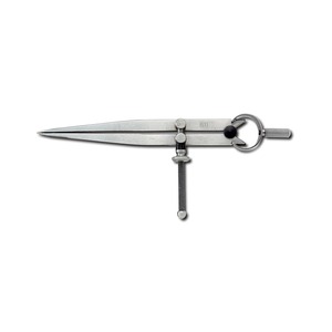 【努力特価】新潟精機(Niigataseiki) SK 日本製 スプリング付コンパス 150mm SD-150