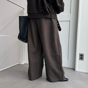Tie belt wide curve PT/brown