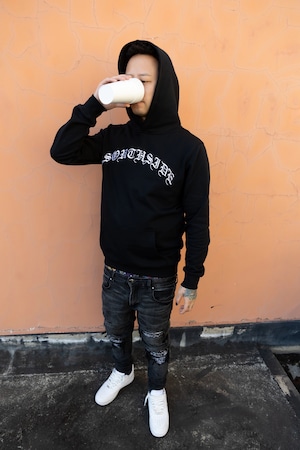 SOUTH old drill hoodie