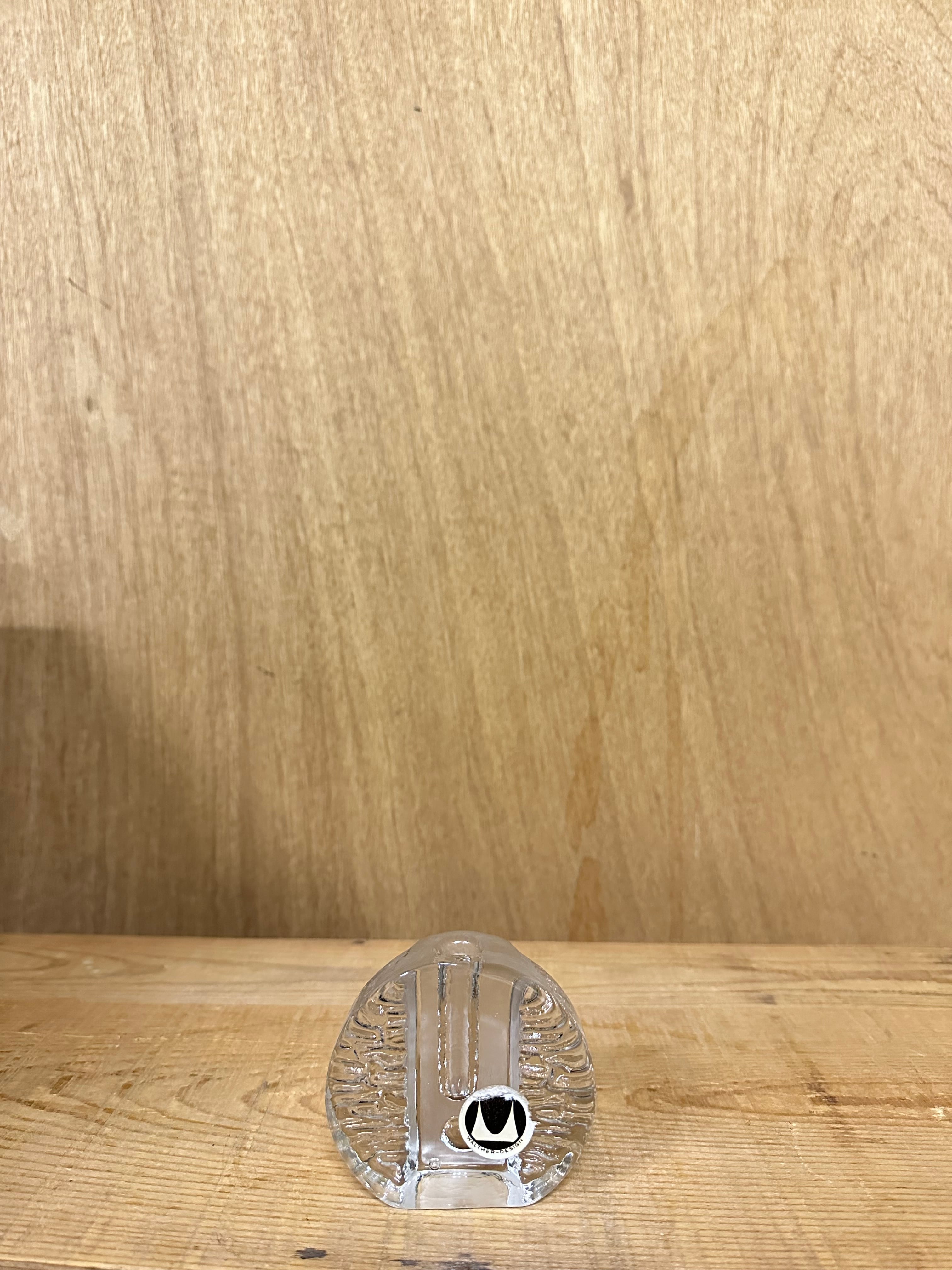 西ドイツ Walther 60s ガラスブロック一 輪挿し 花器 Vase｜西ドイツ｜WALTHER｜一輪挿し｜ヴィンテージ花瓶 | roi