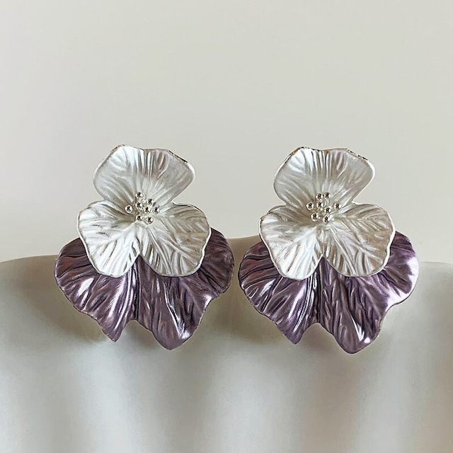 Flower layered pierce　B605