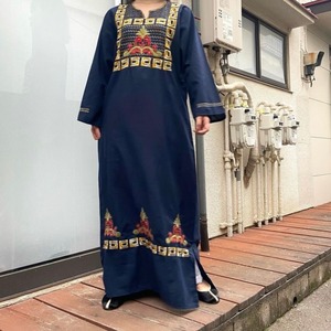 Ethnic embroidery dress Afuganisutan dress