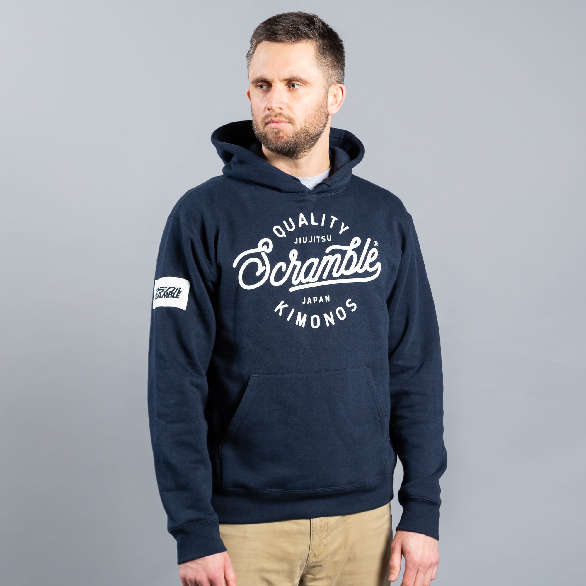 Scramble “Quality Kimonos” Hoody – ネイビー（パーカー、フーディー