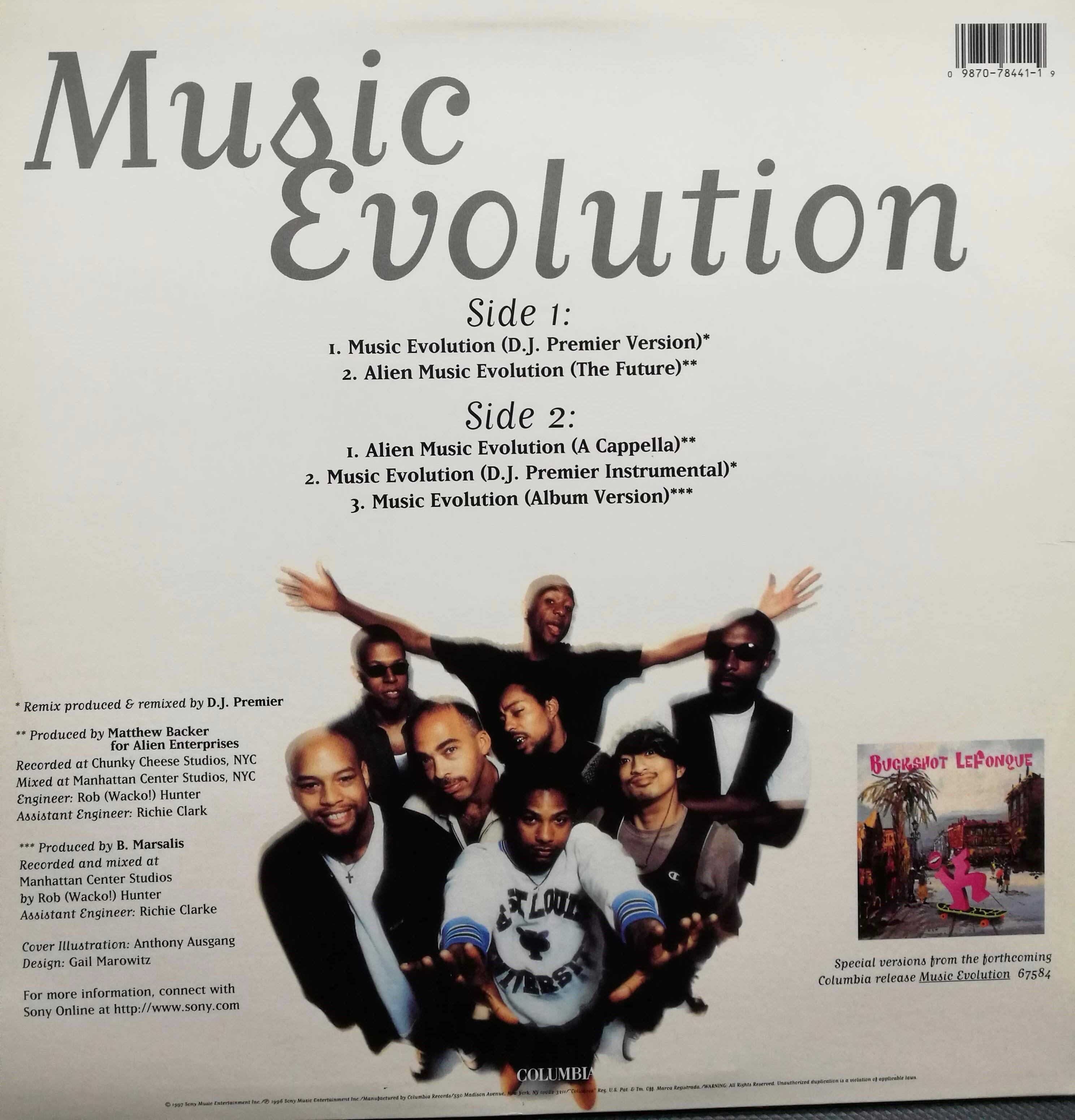 【12inch】Buckshot Lefonque / Music Evolution COMPACT DISCO ASIA