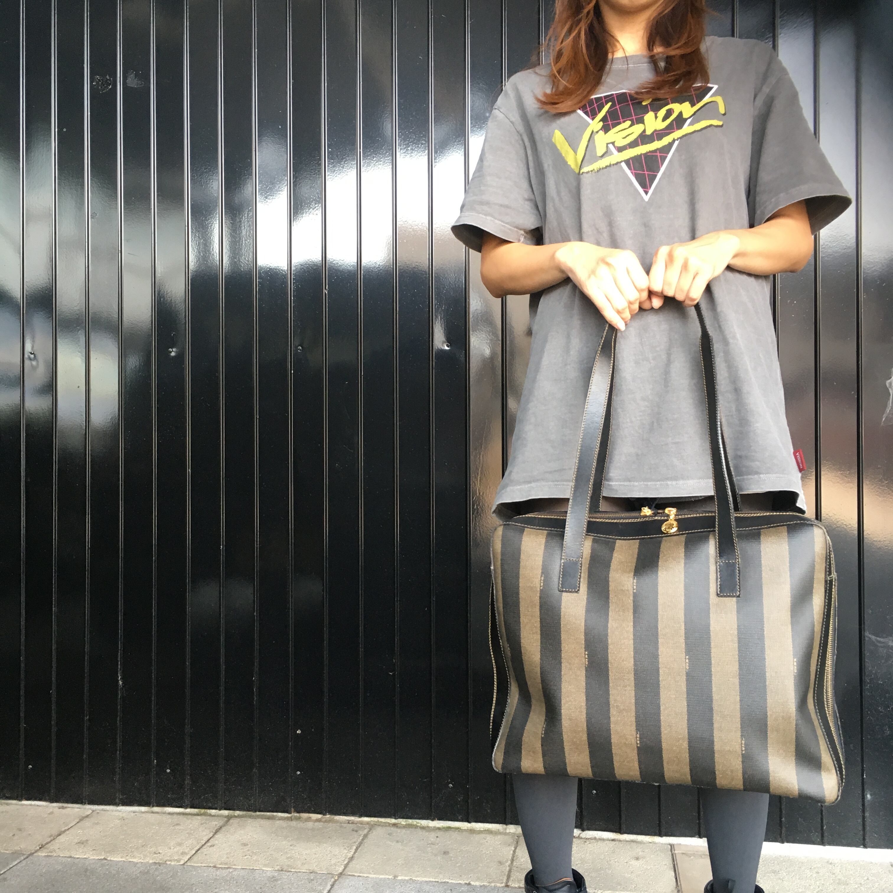 FENDI/フェンディ ペカン柄トートバッグ ブラウン(10369) | vintage