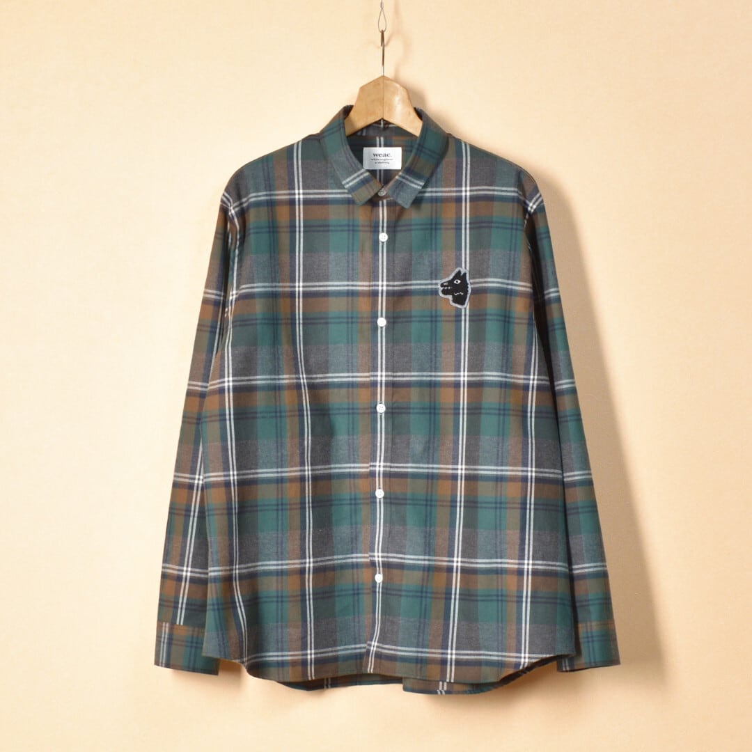 weac. ウィーク OOKAMIKUN ネルチェックシャツ【送料無料】