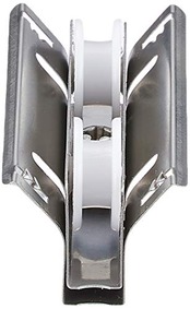 家研販売(Kaken Hanbai) 網戸専用 取替戸車 (アルミサッシ用) 2個入 W7(A)13 W7×H17×D40(mm) シルバー