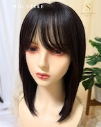 商品名【しほ】自然な分け目 × 扱いやすい定番ミディアム 医療ウィッグ・人毛 thumbnail 17