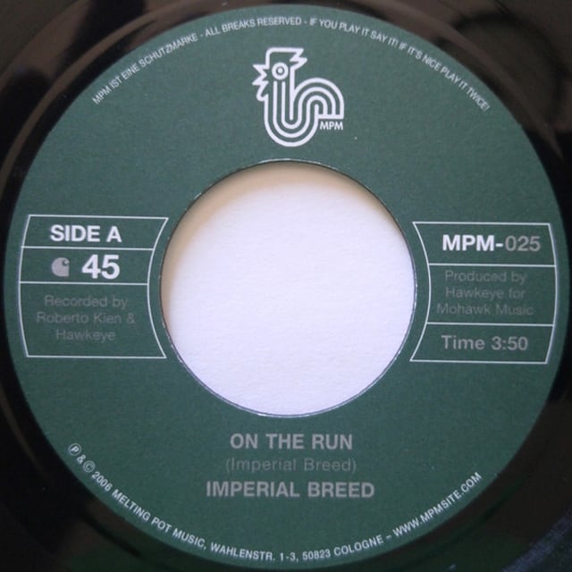 【7"】Imperial Breed - On The Run